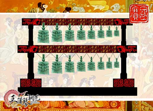 16件晉侯穌青銅編鐘，西周時期編鐘編磬