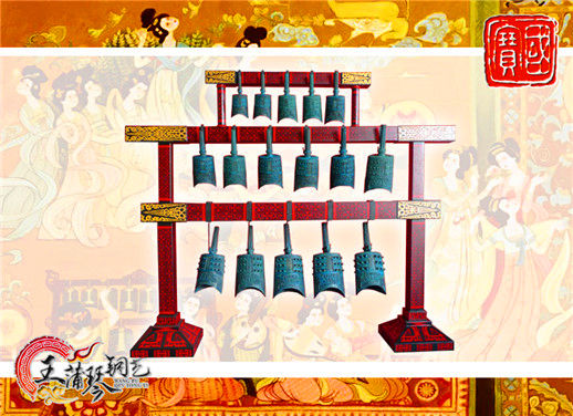 16件套系編鐘、編磬、特鐘、特磬，堂廟祭典用品